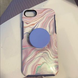 Otter box with pop socket for iPhone 7